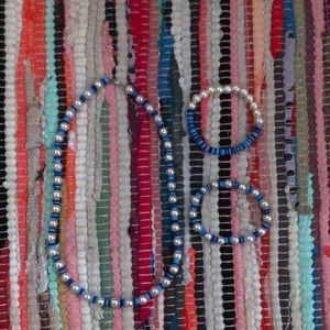 Pearl necklace/bracelet set